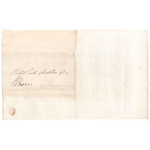 2803 - Scottish Postal History; 1803 printed act of Parliament 