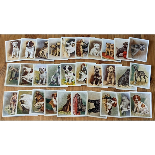 1057 - Cigarette Cards; Godfrey Phillips; 1936 Our Puppies (size M) set (30) mainly v.f., cat.£54.... 