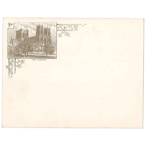 1154 - Postcards; England; court-sized unused card of York Minster.