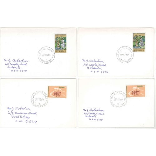 1275 - Australia; 1974 selection of covers with travelling post office cancels (14 different - inc. 