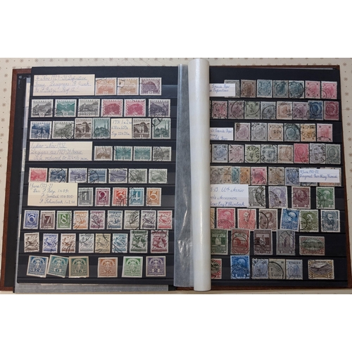 1297 - Austria; 1890-1993 used collection of sets and odds on stockleaves, covering defins, Stamp Day issue... 