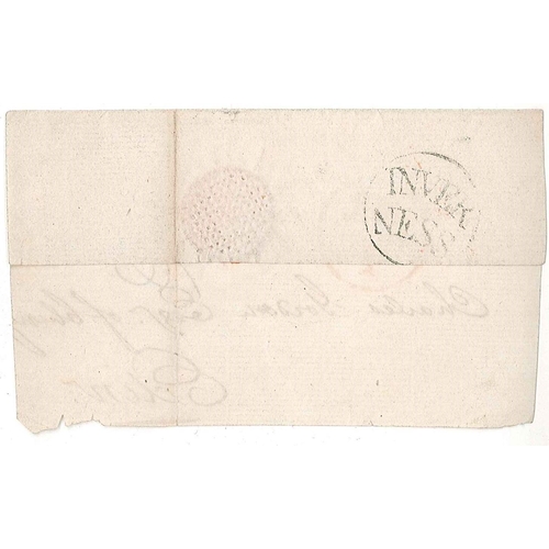 2804 - Scottish Postal History; 1804 part cover with two-line cursive 