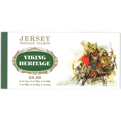 3016 - Jersey; 1987 Vikings prestige stamp booklet u.m..