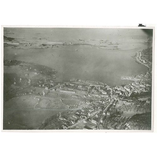 1213 - Photographs; 1928/29 aerial photo of Oban, c.15 x 11cm. From photo album belonging to ex-RAF pilot o... 