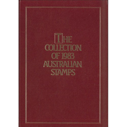 1278 - Australia; 1983 year book, with u.m. stamps of face value $17.51. [stock photo]