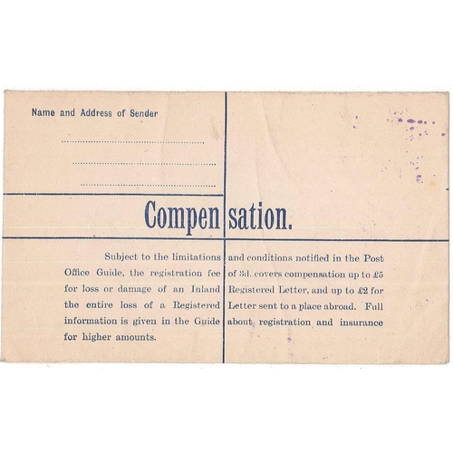 2876 - Postal Stationery; 1943 5½d registered envelope with 