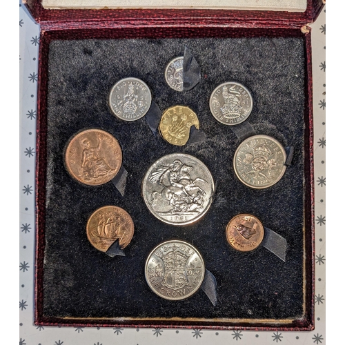 50 - Coins; UK; 1951 Festival of Britain proof set (crown to farthing) in original box.... 