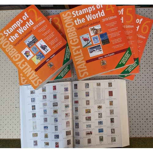 76 - Stamp Catalogues; Stanley Gibbons Stamps of the World Simplified Catalogue, 2018 edition in colour, ... 