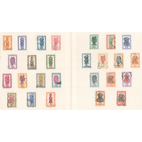 121 - Belgian Congo; useful little bundle of fifteen pages from different collections with mint and used o... 