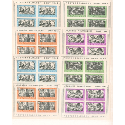 122 - Belgium; stockbook of back-of-the-book material, with precancels (141, railway parcel stamps (31), 1... 