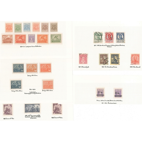 293 - Poland; 1919-39 m. & u. collection on pages, mainly in sets, and inc. 1922-23 Miner etc. set (20... 