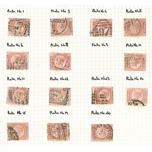 425 - UK Collections; 1840-1970 collection in album, from 1840 Penny Black (cut close), various 1d and &fr... 