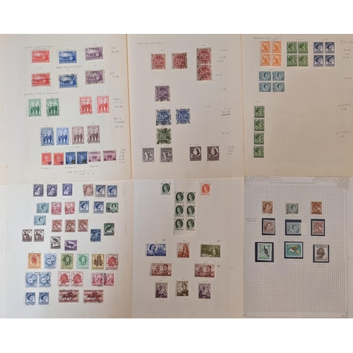 104 - Australia; 1931-65 m. & u. mix on pages, with 1934 Macarthur set (3) m.m., 1936 S.Australia set ... 