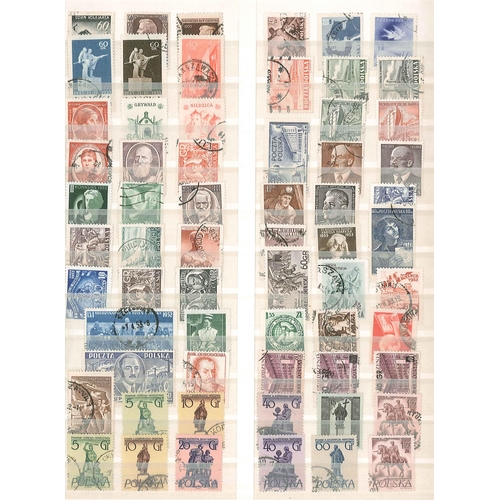 294 - Poland; 1919 to c.1950s (a few later) mint and used duplicated lot in stockbook, with numbers of the... 