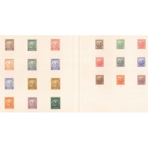 120 - Barbados; 1921-47 colln. of m.m. defins on a few pages inc. 1938-47 ½d green perf.14, 1d scar... 