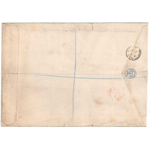 2870 - UK Postal History; 1879 registered cover within London, franked with fourblock of Penny Red Plate 19... 