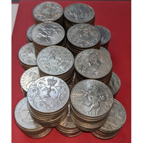 45 - Coins; UK Wholesale; 1977 Silver Jubilee crown - 200 loose coins.