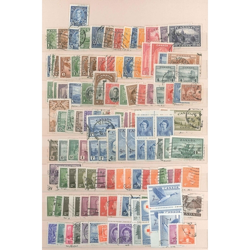 16 - Commonwealth; stockbook of largely used QV to c.1970 (mainly KG6 and early QE) of Aden (c.70), Baham... 