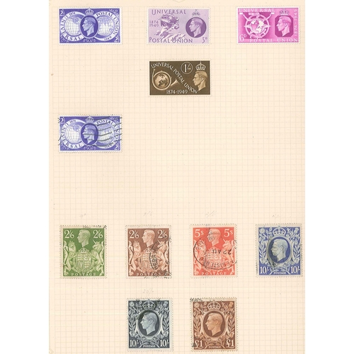 411 - UK Collections; 1841-1968 collection in album with scattered ranges earlier, better in KG6 and QE, t... 