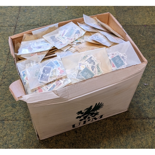 157 - Germany; box with probably about 600 packets, each believed to be of 100 different stamps. Mainly We... 