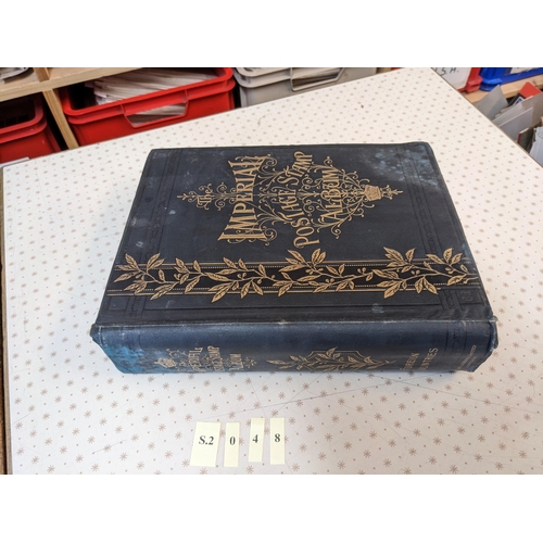 13 - Mixed Lots; two old Imperial printed albums (8th edition, with spaces up to about 1897), plus four o... 