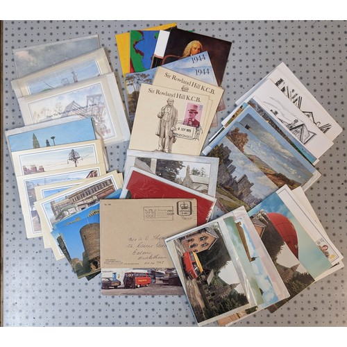 58 - Postcards; box of modern cards comprising UK Royal Mail regional cards (c.100), National Postal Muse... 