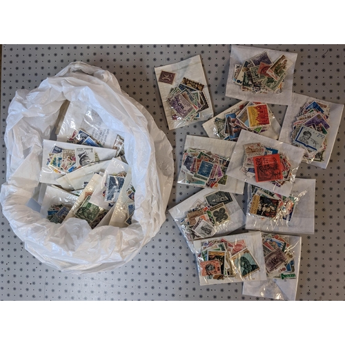 12 - Mixed Lots; box with 169 packets each with 50 different used UK (decimal commems and Christmas), and... 