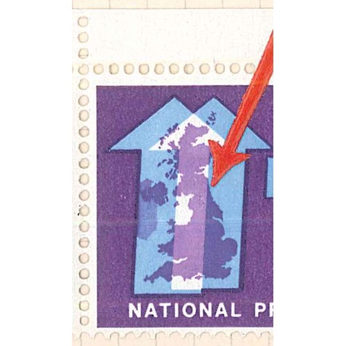 319 - UK; 1962 NPY selection of varieties inc. 3d with quite prominent retouch on Northern England u.m., a... 