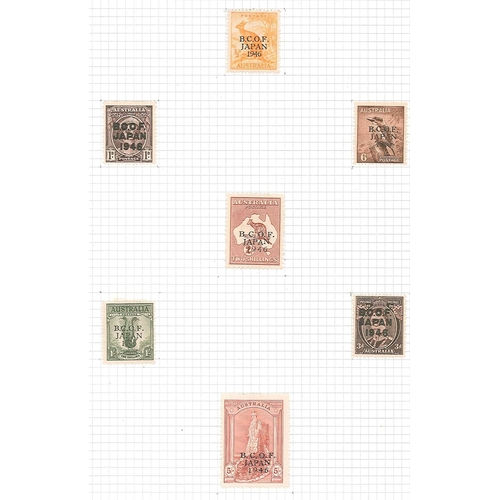 75 - Australia; 1913-78 m. & u. collection on pages with 1913-14 'Roo m.m. values to 9d, 1/-, 2/- (sh... 