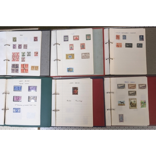 1001 - Collections; small world collection alphabetically Denmark to Pitcairn Island in four binders, plus ... 