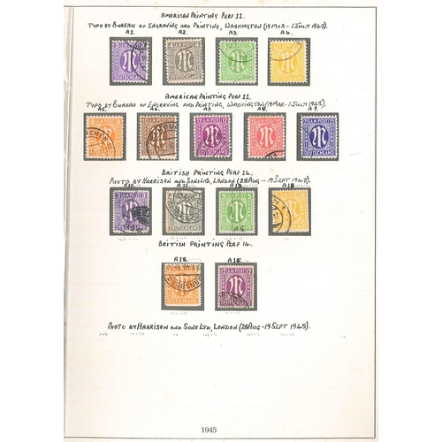 151 - Germany; Allied Occupation; Allied Military Post; 1945-46 mint and used selection on five sides with... 