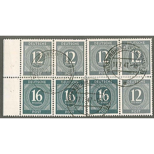 152 - Germany; Allied Occupation; American, British and Soviet Zones; 1946-48 mint and used on pages of Nu... 