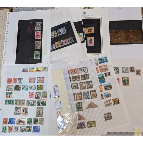 17 - Commonwealth; Central Africa; bundle of pages from various collections, with Rhodesia/Nyasaland area... 