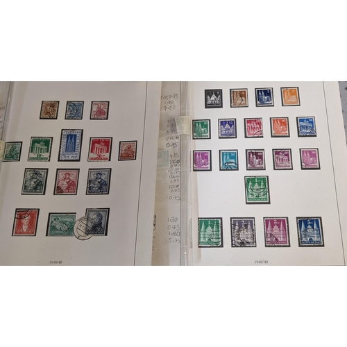 153 - Germany; Allied Occupation; British and American Zones; 1948-49 mint and used lot on pages from mixe... 