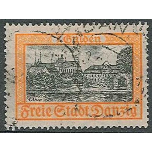 1445 - Danzig; 1924 1g Oliva g./f.u., SG 200 cat.£70.