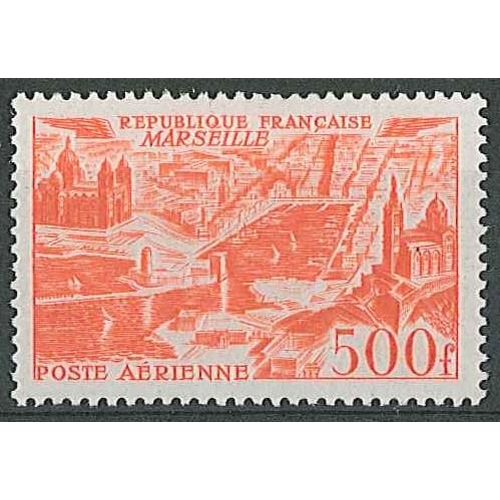 1537 - France; 1949-50 Air 500f l.m.m., SG 1058 (cat.£100 for u.m.).