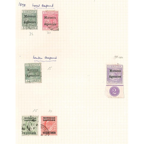 1911 - Morocco Agencies; 1898-1952 m. & u. on pages with numerous better values and a little duplicatio... 