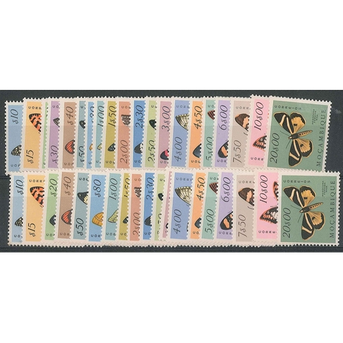 1922 - Mozambique; 1953 Butterflies set (20) u.m., plus another u.m. set (but missing 30c, and a couple wit... 