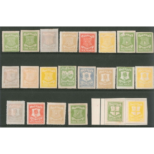 2891 - UK Cinderellas; 22 different Circular Delivery Company stamps, all unused, on the whole good/fine th... 