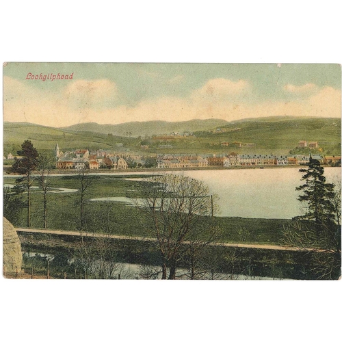 2760 - Scottish Postal History; 1906 postcard of Lochgilphead with fine strike of 