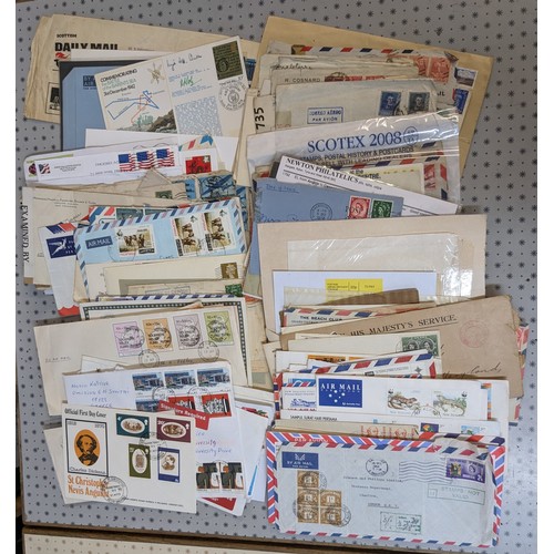 24 - Covers; box of very assorted covers - old and new, commercial and philatelic (inc. some FDC), mixed ... 