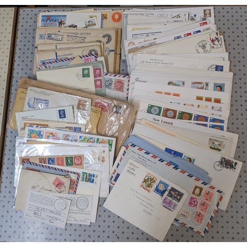 24 - Covers; box of very assorted covers - old and new, commercial and philatelic (inc. some FDC), mixed ... 