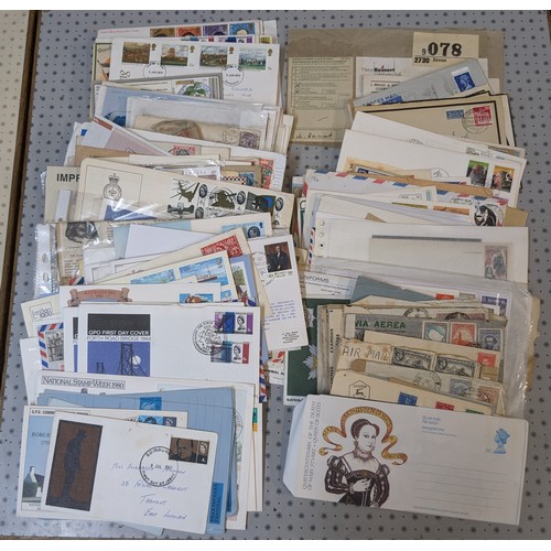 24 - Covers; box of very assorted covers - old and new, commercial and philatelic (inc. some FDC), mixed ... 