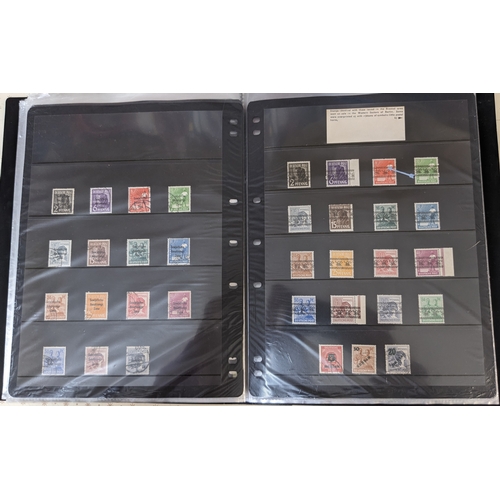 134 - Germany; Allied Occupation; folder of mixed sets and odds, mint and used, some useful, especially So... 