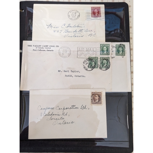 42 - Canada; 1898-1937 used in album (inc. 1898 set to 20c), packet of dupl. Small Queen 3c used, and lat... 