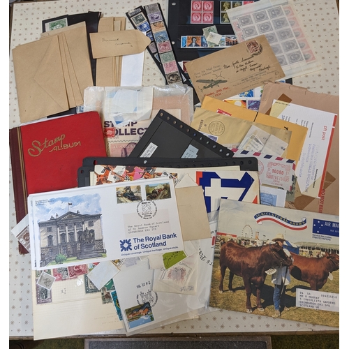 371 - Mixed Lots; A4 paper box filled with 1,000s of loose world stamps (mainly off-paper), some on pages/... 