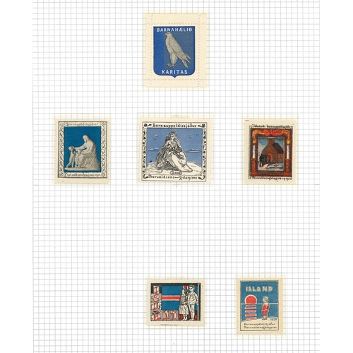 1951 - Iceland; Christmas Seals; 1905-76 collection on pages, mainly fine lightly mounted, and inc. some le... 