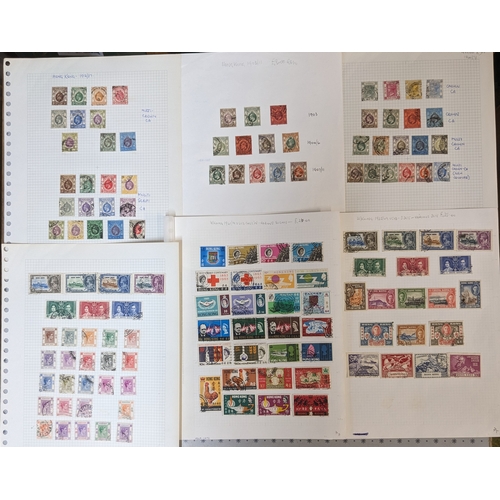 161 - Hong Kong; 1900-72 used collection on pages of defins and some commems, with numerous medium values,... 