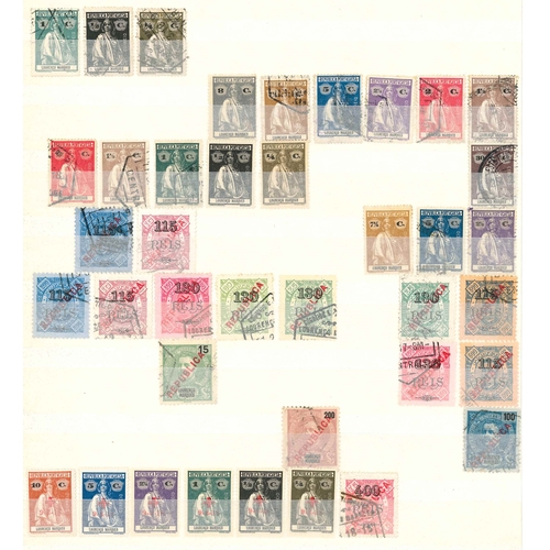 295 - Portuguese Colonies; attractive collection in stockbook (25 sides with stamps) of Moçambique ... 