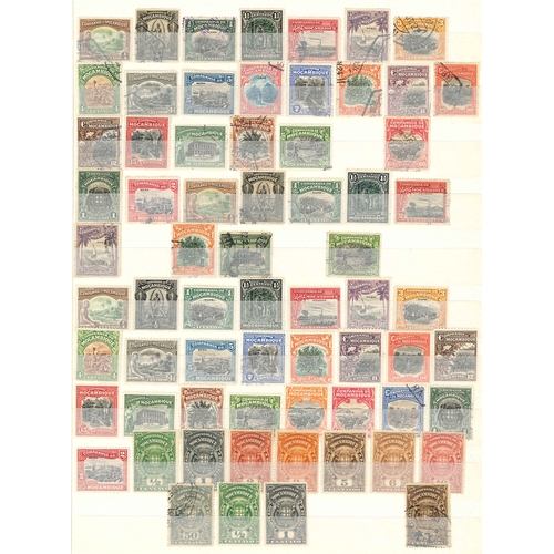 295 - Portuguese Colonies; attractive collection in stockbook (25 sides with stamps) of Moçambique ... 